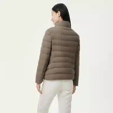 坦博尔 保暖修身羽绒服 女款 焦香米