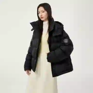 坦博尔 简约纯色保暖羽绒服 女款