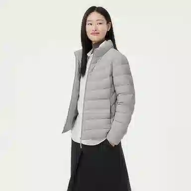 坦博尔 保暖修身羽绒服 女款 焦香米