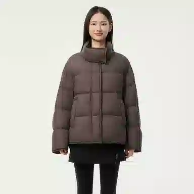 坦博尔 纯色立领长袖羽绒服 女款