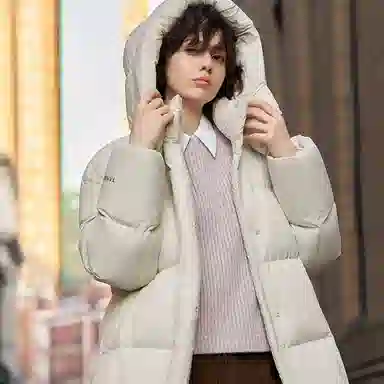 坦博尔 长款户外保暖休闲羽绒服 女款