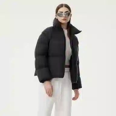 坦博尔 面包立领泡芙简约纯色羽绒服 女款