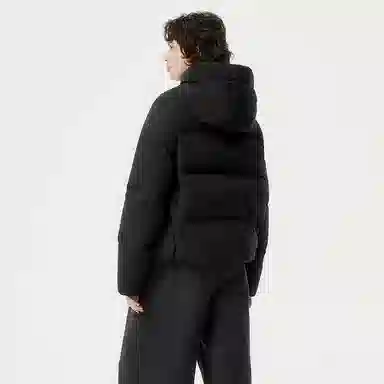 坦博尔 连帽纯色加厚羽绒服 女款