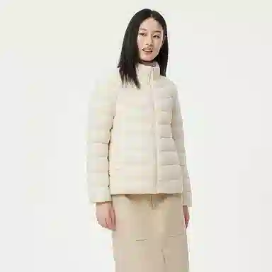 坦博尔 保暖修身羽绒服 女款 焦香米