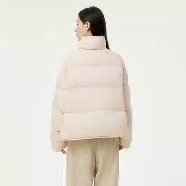 坦博尔 纯色立领长袖羽绒服 女款