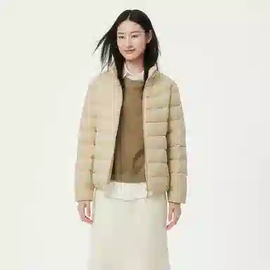 坦博尔 保暖修身羽绒服 女款 焦香米