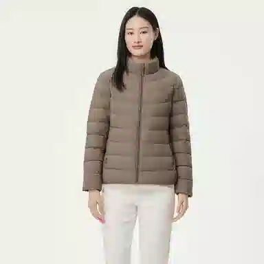 坦博尔 保暖修身羽绒服 女款 焦香米