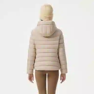 坦博尔 连帽短款纯色羽绒服 女款