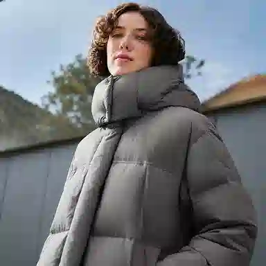 坦博尔 长款户外保暖休闲羽绒服 女款