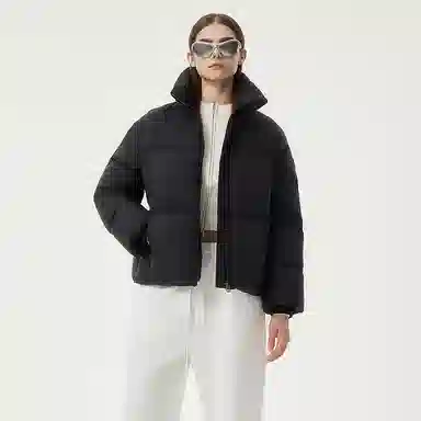坦博尔 面包立领泡芙简约纯色羽绒服 女款
