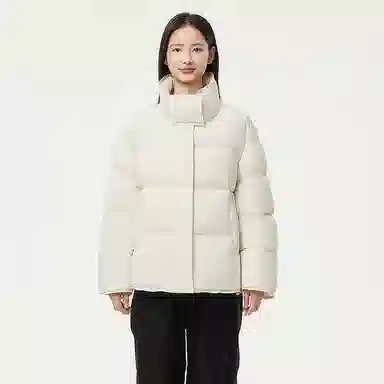 坦博尔 纯色立领长袖羽绒服 女款