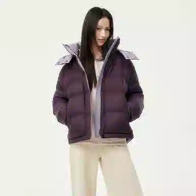 坦博尔 简约纯色保暖羽绒服 女款