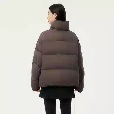 坦博尔 纯色立领长袖羽绒服 女款