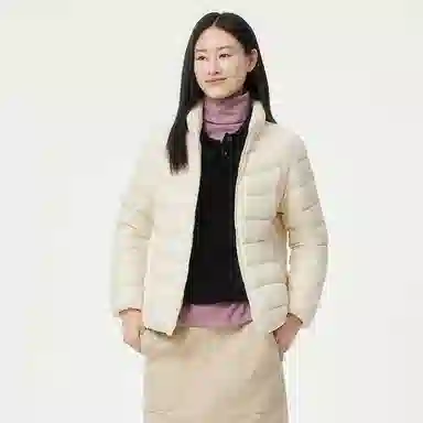 坦博尔 保暖修身羽绒服 女款 焦香米