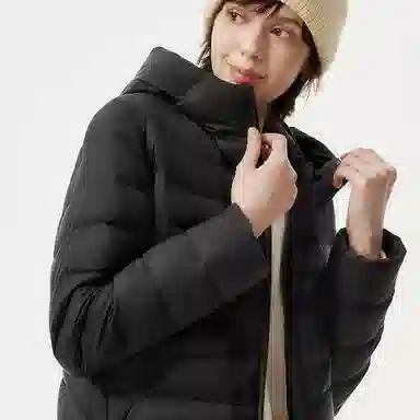 坦博尔 连帽短款纯色羽绒服 女款