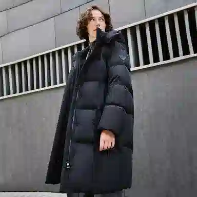 坦博尔 长款户外保暖休闲羽绒服 女款