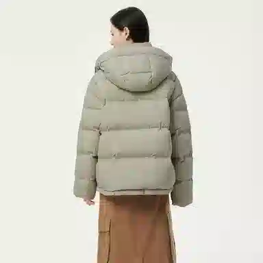 坦博尔 简约纯色保暖羽绒服 女款