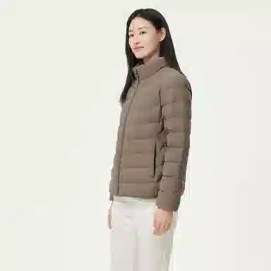 坦博尔 保暖修身羽绒服 女款 焦香米