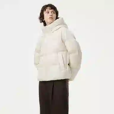 坦博尔 连帽纯色加厚羽绒服 女款