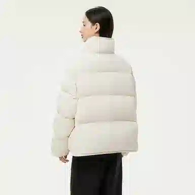 坦博尔 纯色立领长袖羽绒服 女款