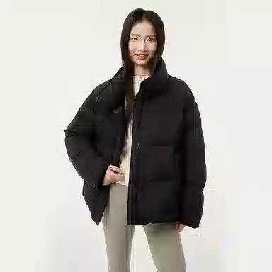 坦博尔 纯色立领长袖羽绒服 女款