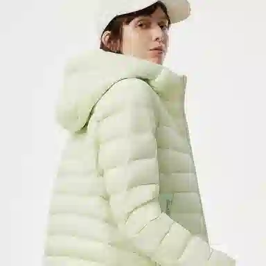 坦博尔 连帽短款纯色羽绒服 女款