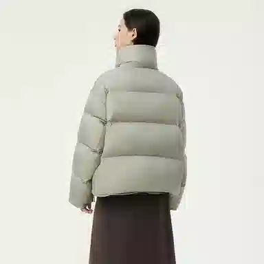 坦博尔 纯色立领长袖羽绒服 女款