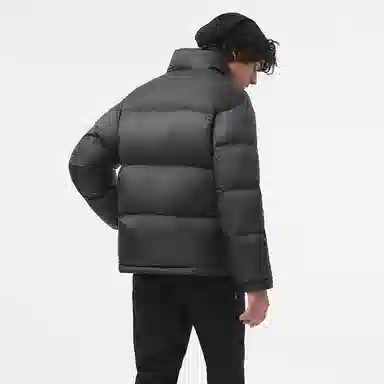 坦博尔 运动印花高充立领面包羽绒服 男女同款