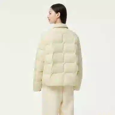 坦博尔 宽松翻领长袖羽绒服 女款