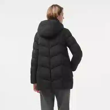 坦博尔 可脱卸帽蓄热科技保暖羽绒服 女款