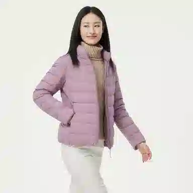 坦博尔 保暖修身羽绒服 女款 焦香米