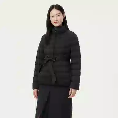 坦博尔 保暖修身羽绒服 女款 焦香米