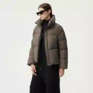 坦博尔 面包立领泡芙简约纯色羽绒服 女款