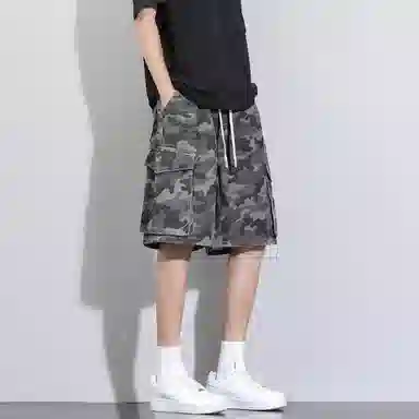 VSCH Retro Loose Camo Shorts
