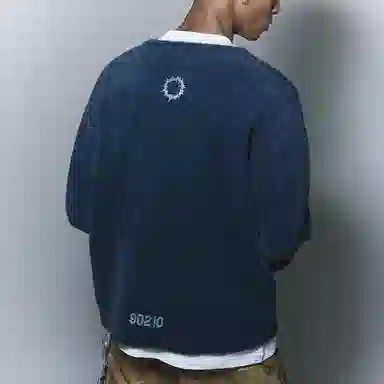Antidote Worldwide V-Neck Knit Jacket Navy