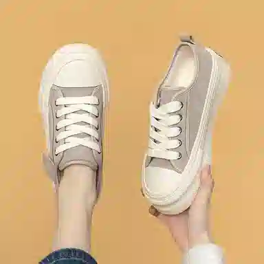 拉夏贝尔 合成革 运动舒适 轻便 低帮 板鞋 女款