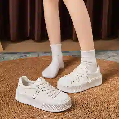 拉夏贝尔 百搭舒适 轻便透气 低帮 板鞋 女款