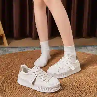 拉夏贝尔 百搭舒适 轻便透气 低帮 板鞋 女款