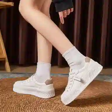 拉夏贝尔 百搭舒适 轻便透气 低帮 板鞋 女款