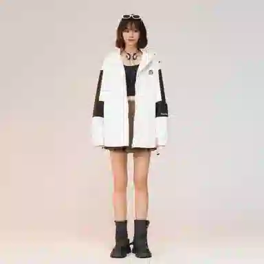 Talking Tom Logo Patch Colorblock Hoodie