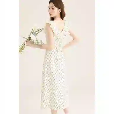 如续 通勤简约舒适时尚无袖连衣裙 女款