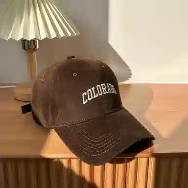 杨同学 网质内衬 大头围 磨毛深顶 字母刺绣 棉 棒球帽 男女同款情侣款