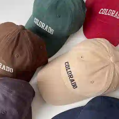 杨同学 网质内衬 大头围 磨毛深顶 字母刺绣 棉 棒球帽 男女同款情侣款