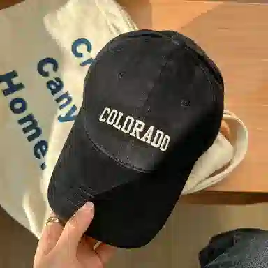 杨同学 网质内衬 大头围 磨毛深顶 字母刺绣 棉 棒球帽 男女同款情侣款