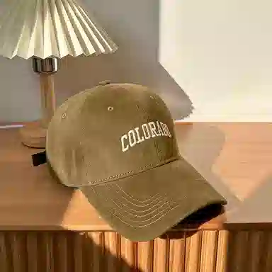 杨同学 网质内衬 大头围 磨毛深顶 字母刺绣 棉 棒球帽 男女同款情侣款