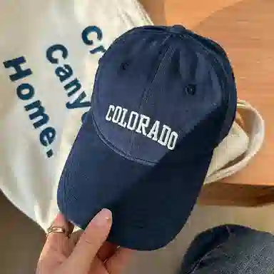 杨同学 网质内衬 大头围 磨毛深顶 字母刺绣 棉 棒球帽 男女同款情侣款