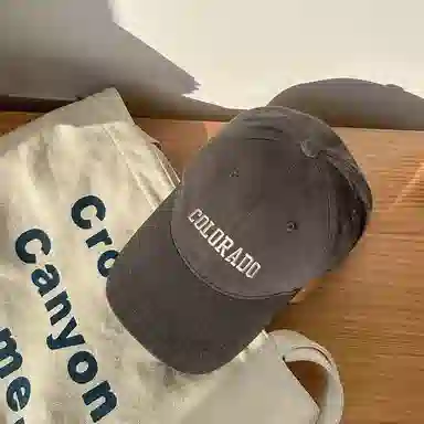 杨同学 网质内衬 大头围 磨毛深顶 字母刺绣 棉 棒球帽 男女同款情侣款