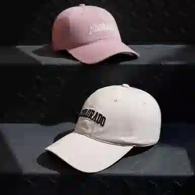 杨同学 网质内衬 大头围 磨毛深顶 字母刺绣 棉 棒球帽 男女同款情侣款