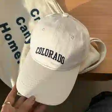 杨同学 网质内衬 大头围 磨毛深顶 字母刺绣 棉 棒球帽 男女同款情侣款