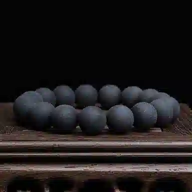 九华山 新中式复古文玩佛珠 礼盒装#好运 柏木 手串 男女同款情侣款